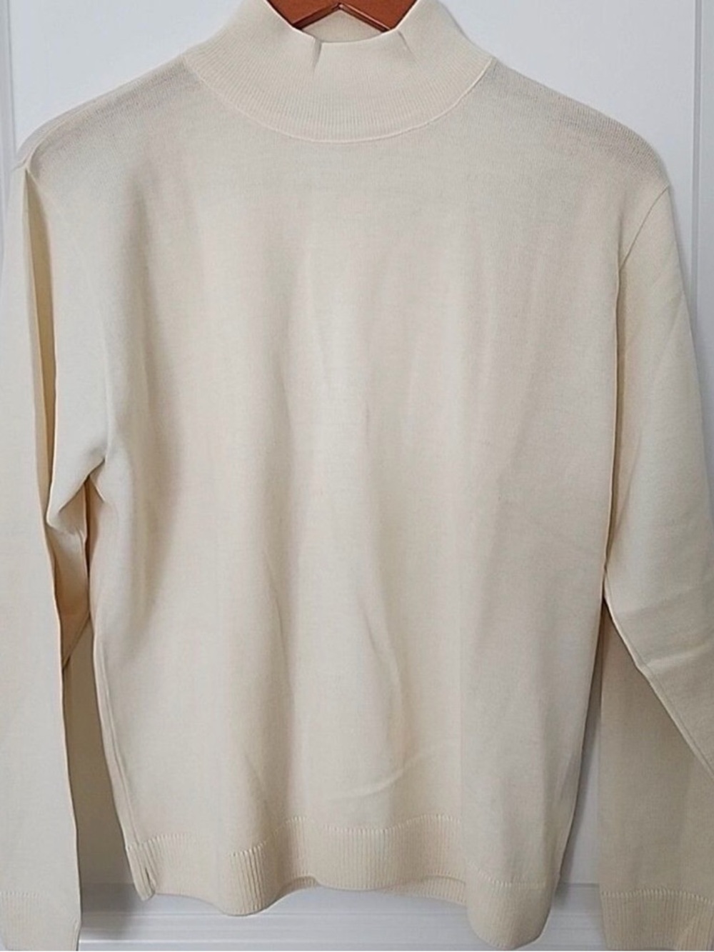 Pendleton Cream Funnel Neck Sweater